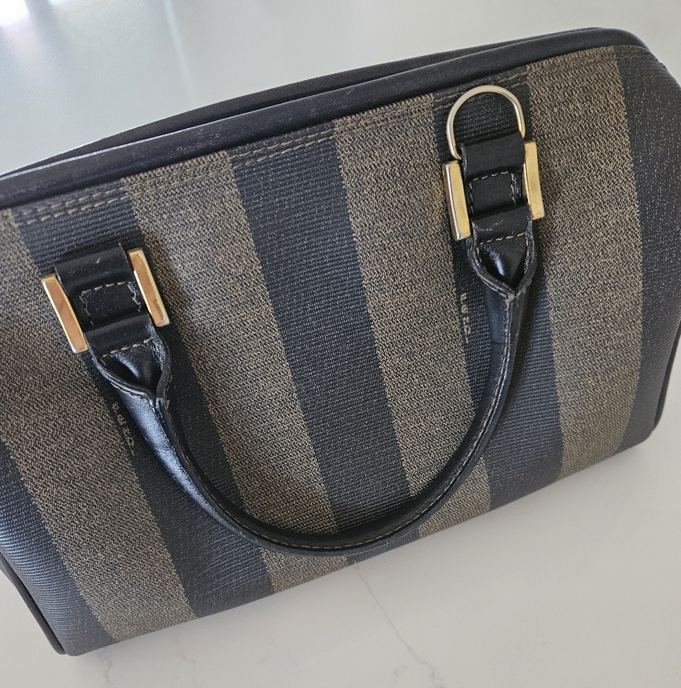 Fendi Pecan Mini Boston Bag
